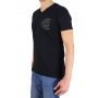 tshirt col v Gargnano cerruti noir