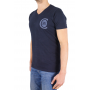 tshirt col v Gargnano cerruti navy