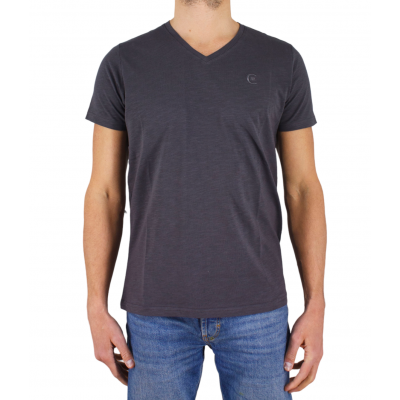 Kurzarm-T-Shirt V-Neck-gesticktes Logo Coeur