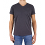 Kurzarm-T-Shirt V-Neck-gesticktes Logo Coeur