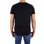 tshirt col v cerruti Aquarossa noir