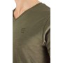 Kurzarm-T-Shirt V-Neck-gesticktes Logo Coeur