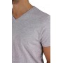 tshirt col v cerruti Aquarossa gris