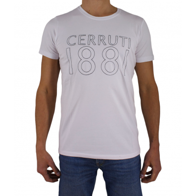 t shirt col v cerruti Alda blanc