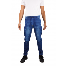 Pantalon chino uni pantalon cargo chino bleu indigo homme Bill Tornade