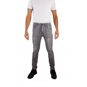 Pantalon de jogging-jean pantalon de jogging-jean gris homme Bill Tornade