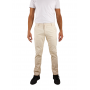 pantalon chino uni beige sable Homme Bill tornade