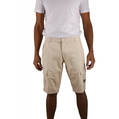 bermuda cargo beige sable homme Bill tornade