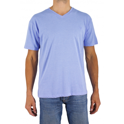 T-shirt violet clair homme Bill Tornade