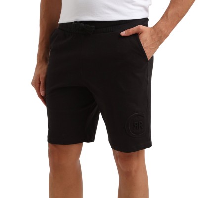 Enchimento Logo Algodão Shorts