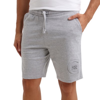 Enchimento Logo Algodão Shorts