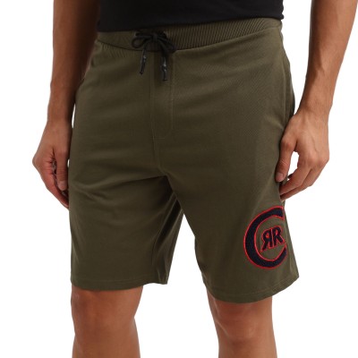 Bunte Logo-Shorts