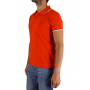 Short sleeve polo border with embroidered logo