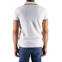 Short sleeve polo border with embroidered logo