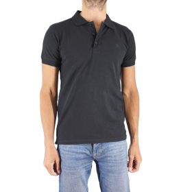 Polo manches courtes uni avec logo t-shirt noir Torrente