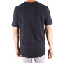 Kurzarm T-Shirt V-Ausschnitt Logo Gum