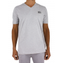 Kurzarm T-Shirt V-Ausschnitt Logo Gum