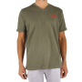 Kurzarm T-Shirt V-Ausschnitt Logo Gum