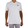 Short sleeve t-shirt V-neck logo gum
