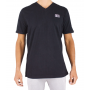 Kurzarm T-Shirt V-Ausschnitt Logo Gum