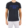 t-shirt noir ABRUZZO CERRUTI 1881