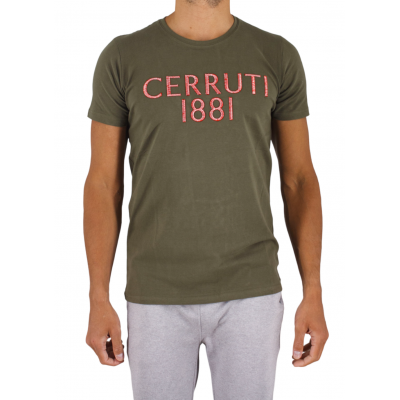 t-shirt kaki ABRUZZO CERRUTI 1881