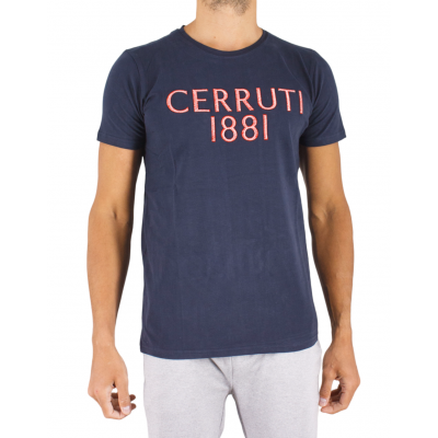 t-shirt bleu marine ABRUZZO CERRUTI 1881