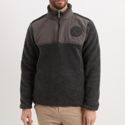 Kapuzen-Fleece-Sweatshirt