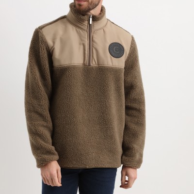 Kapuzen-Fleece-Sweatshirt