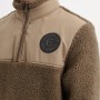 sweat polaire marron cerruti 1881