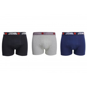 Lot de 3 boxers unis en coton lot de 3 boxer compagnie de californie