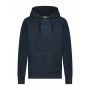 Fleece sweatshirt with hood for men