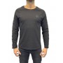 T shirt homme manches longues noires