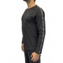 T shirt homme manches longues noires