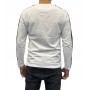 T shirt homme manches longues blanc