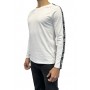 T shirt homme manches longues blanc