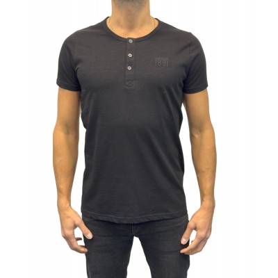 T-shirt pour homme manches courtes noir