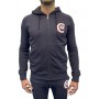 Pull à capuche pour homme bleu marine