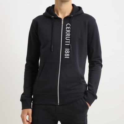 Sweat avec capuche pour homme bleu marine