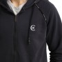 Zip Sweatshirt Logo Embroidered Hoodie