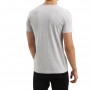 t-shirt gris manche courte dos