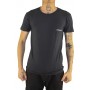 T-shirt uni manches courtes col rond petit logo