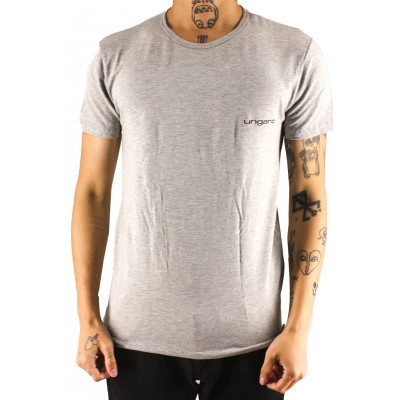 Uni Short Sleeve T-Shirt Round Neck Small Logo