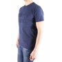 t-shirt bleu marine profil