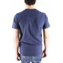 t-shirt bleu marine dos