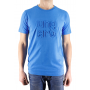 t-shirt bleu roi face