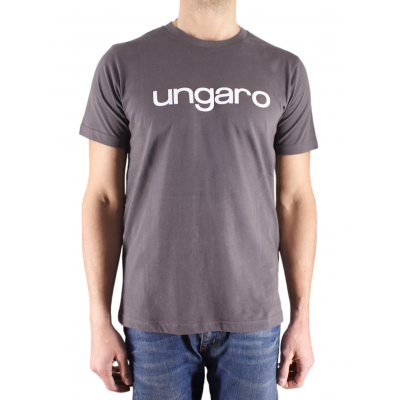UNI LOGO ROUND COLLAR T-shirt