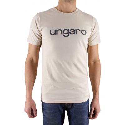 UNI LOGO ROUND COLLAR T-shirt