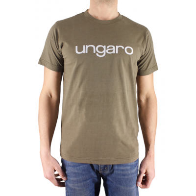 UNI LOGO ROUND COLLAR T-shirt