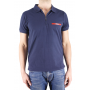 Short sleeve polo zip neck